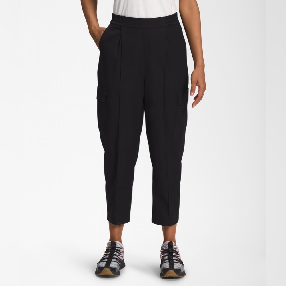 {The North Face} "Standard Cargo Black" Ankle Crop Loose Relaxed Straight Pants
